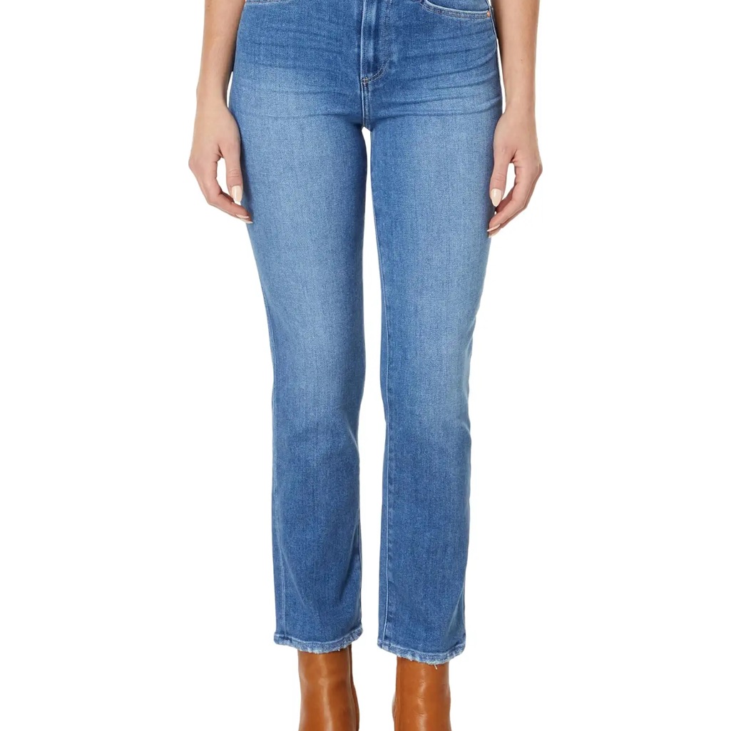 Paige Women's Straight Leg Blue Jeans